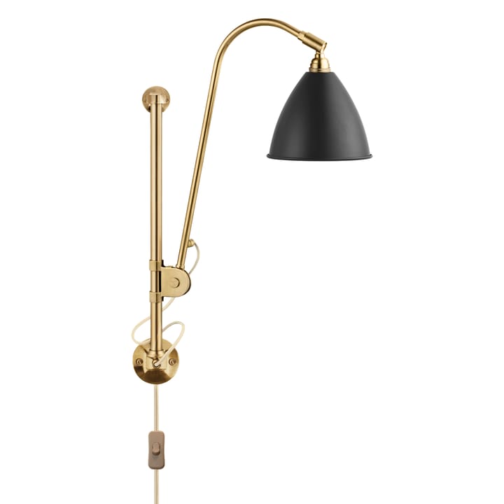 Lampa ścienna Bestlite BL5 - Czarny-węgiel-mosiądz - GUBI