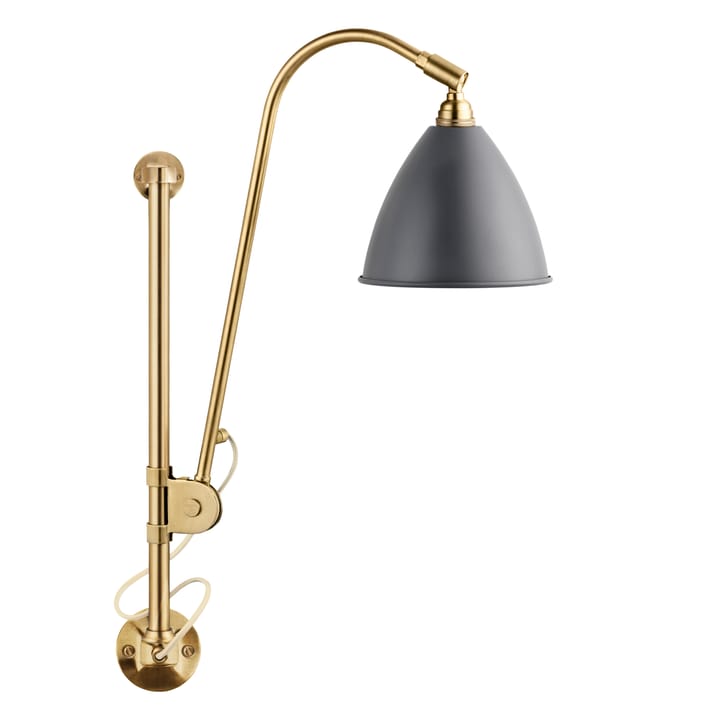 Lampa ścienna Bestlite BL5 - Szaro-mosiężny - GUBI