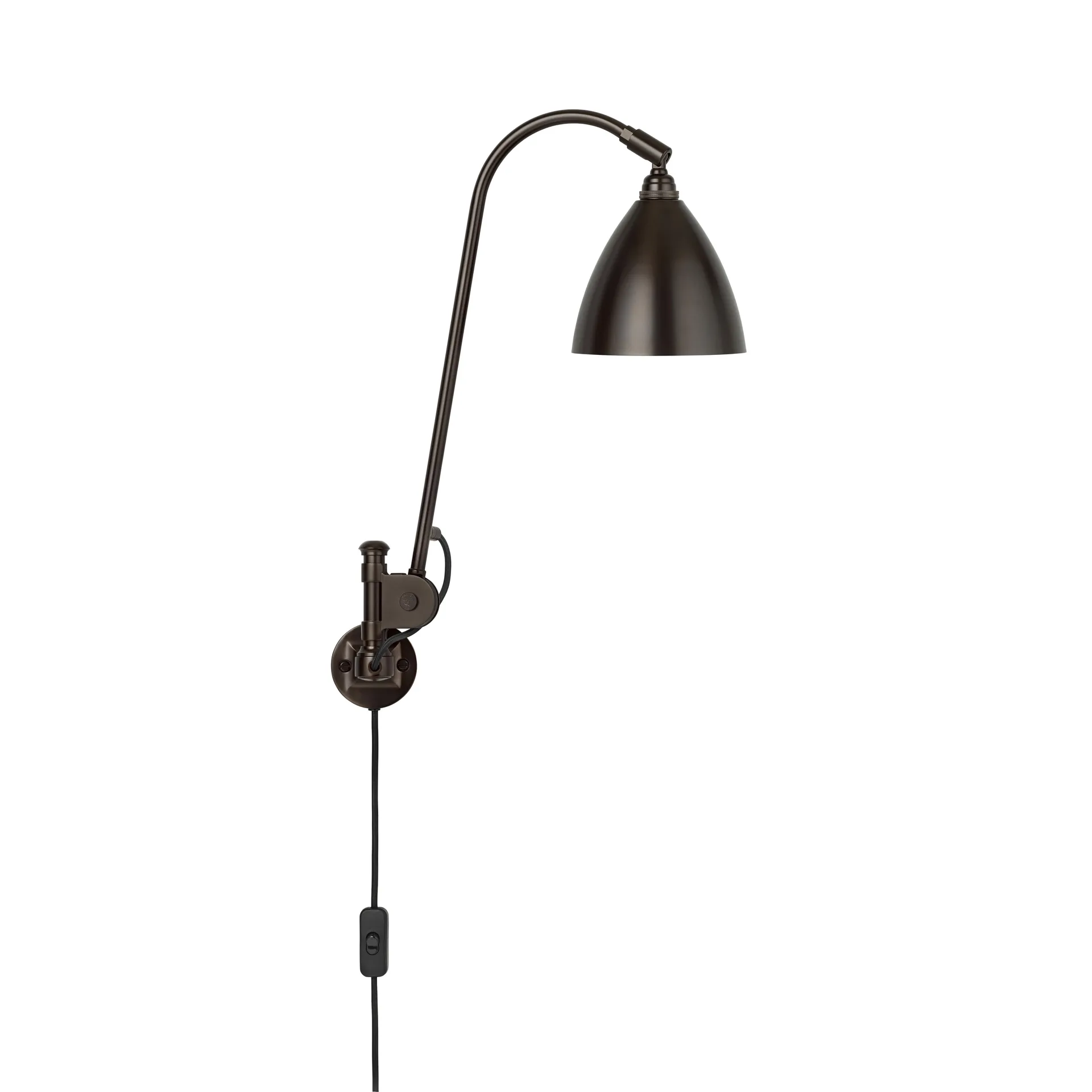 Lampa ścienna Bestlite BL6, czarny - czarny GUBI