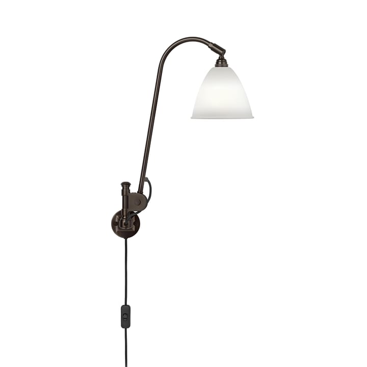 Lampa ścienna Bestlite BL6 - porcelana kostna - czarny - GUBI