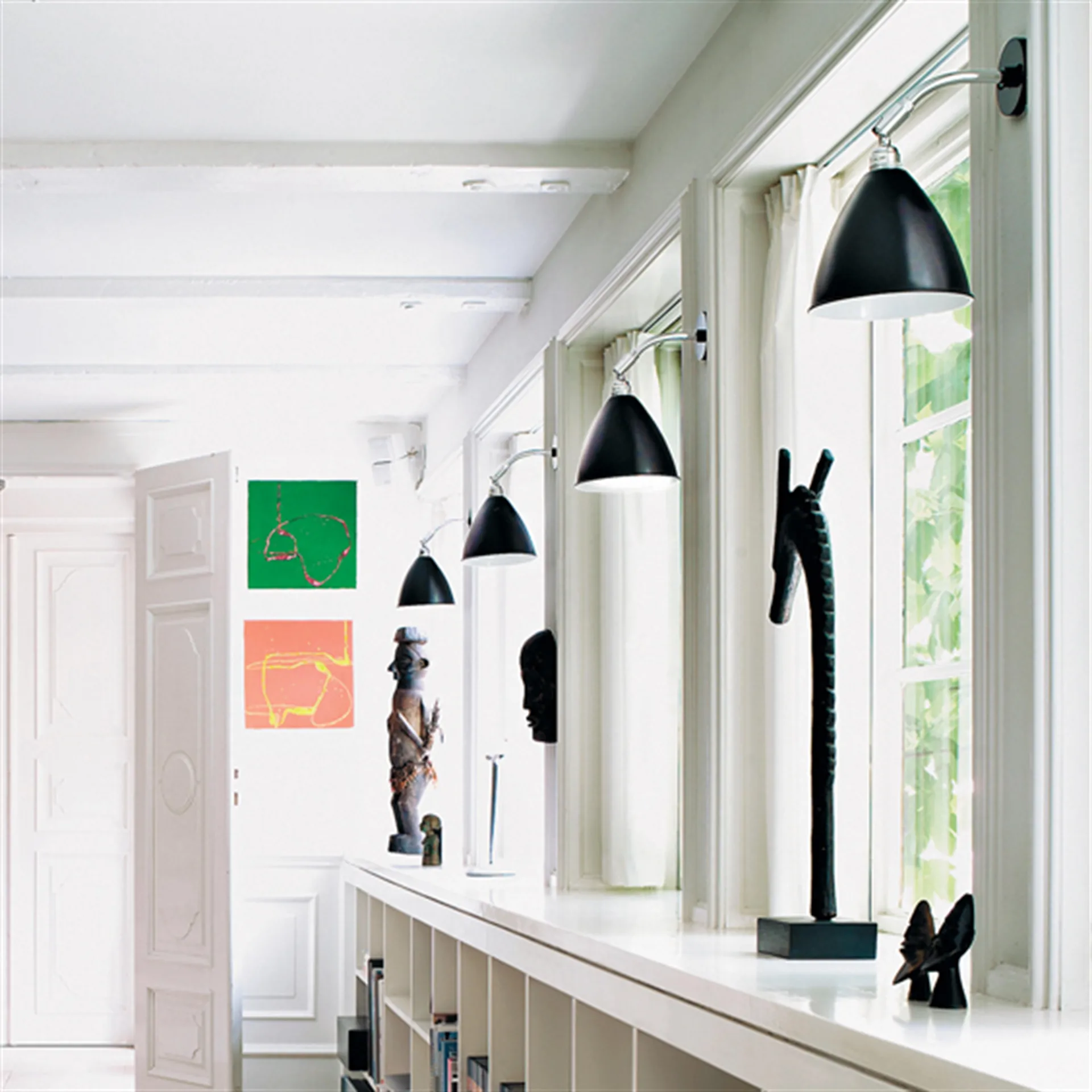 Lampa ścienna Bestlite BL7, czarny - chrom GUBI