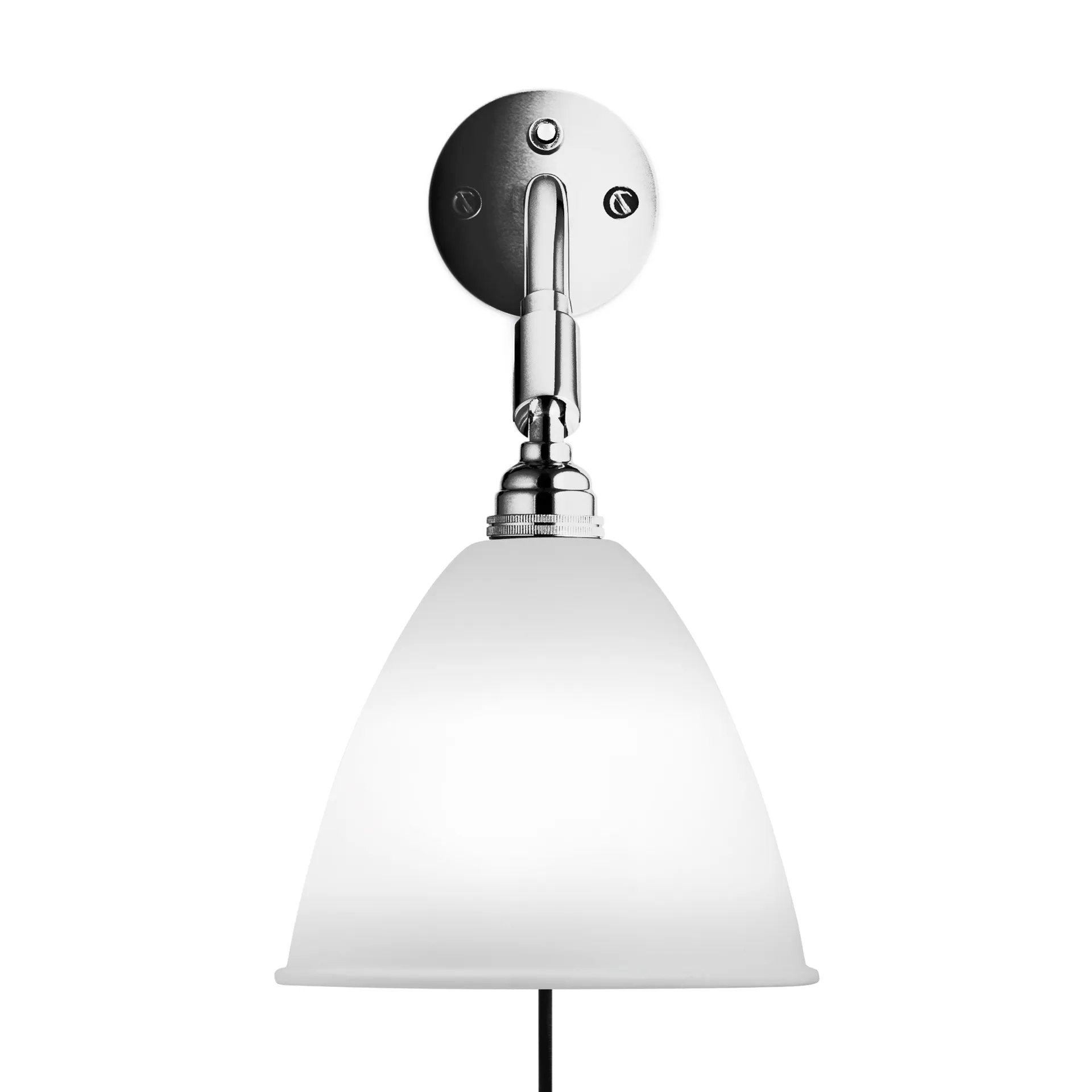 Lampa ścienna Bestlite BL7, porcelana kostna - chrom GUBI