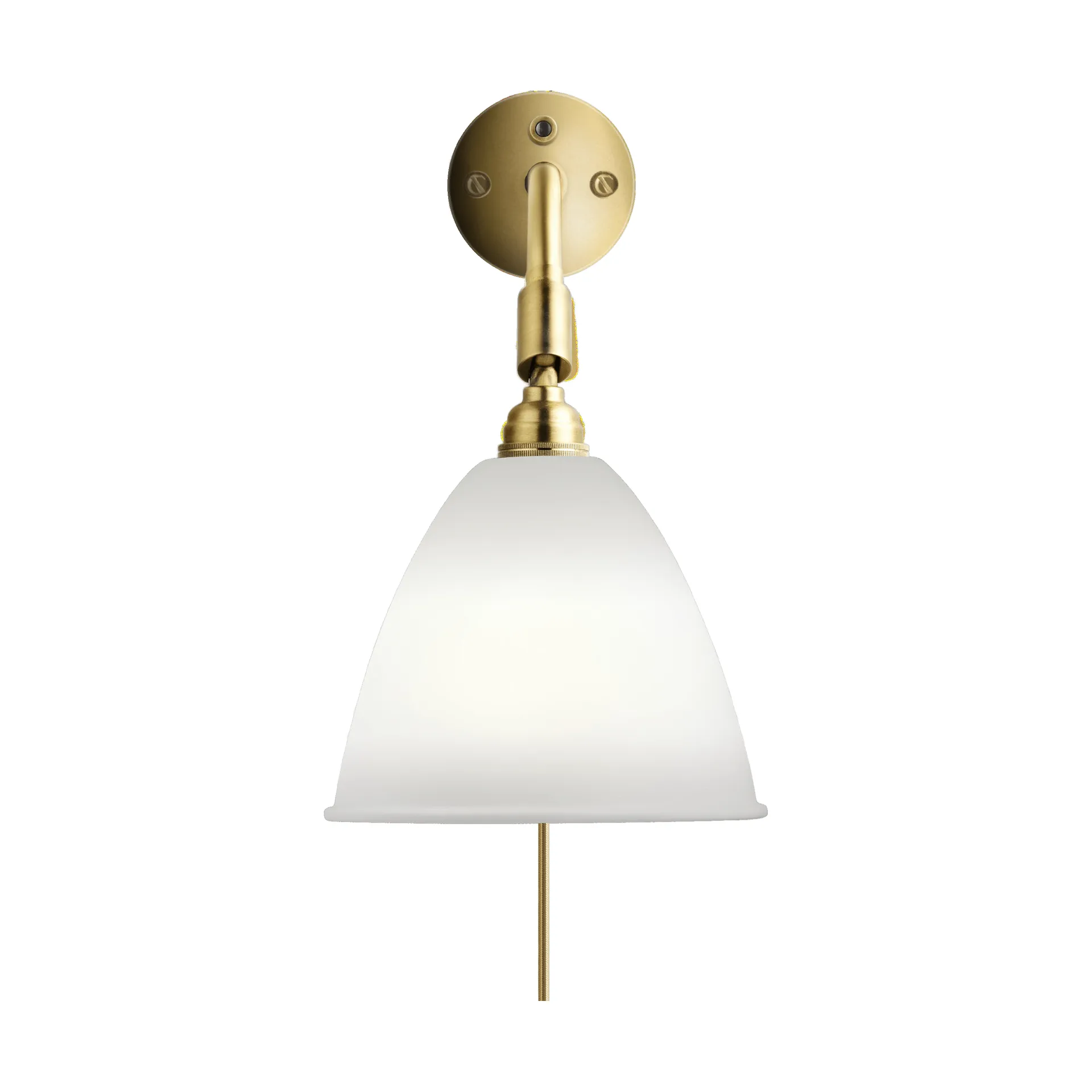 Lampa ścienna Bestlite BL7, porcelana kostna - mosiądz GUBI