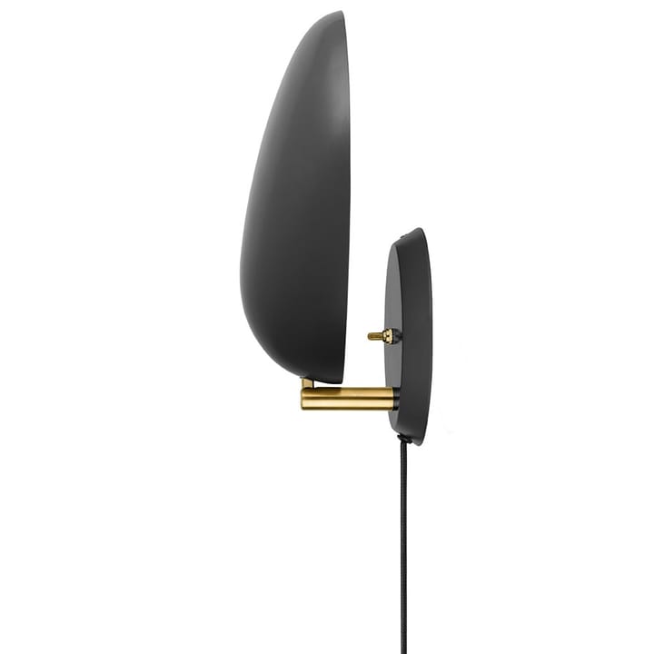 Lampa ścienna Cobra, czarny GUBI