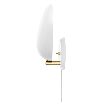 Lampa ścienna Cobra - matowy biały - GUBI