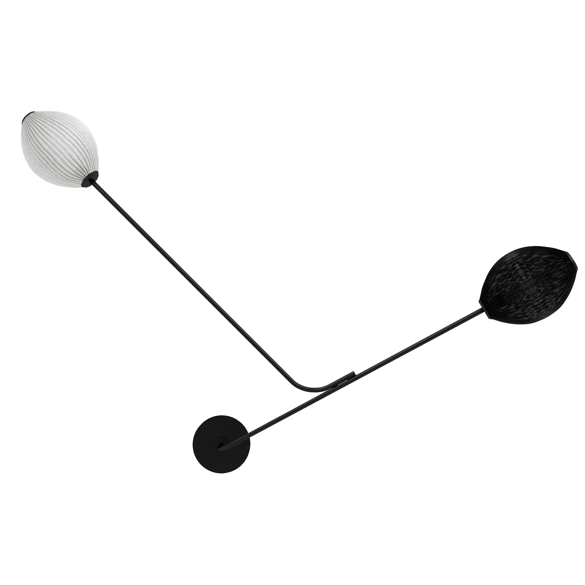 Lampa ścienna Satellite, Black-white GUBI