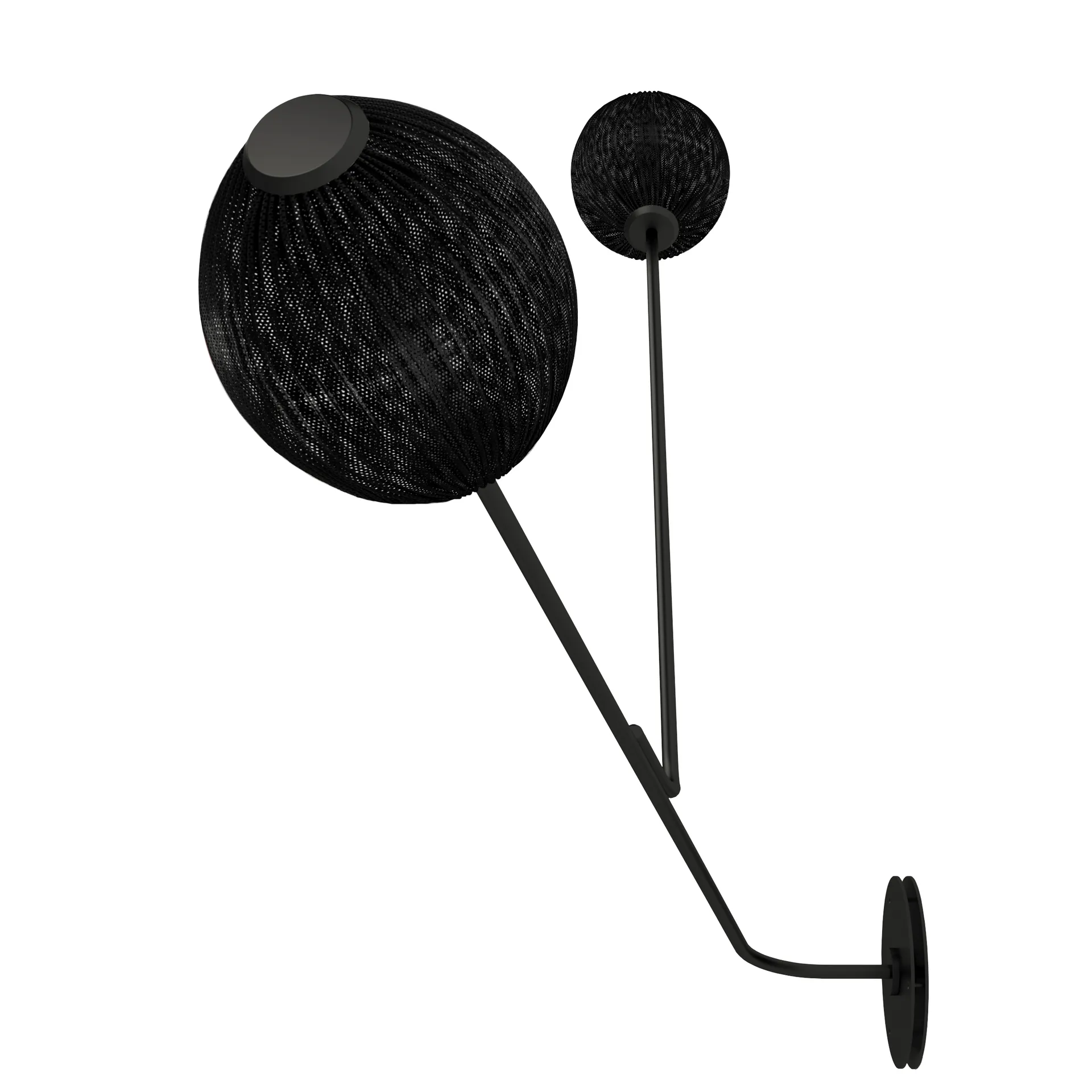 Lampa ścienna Satellite, Soft black - semi matt GUBI