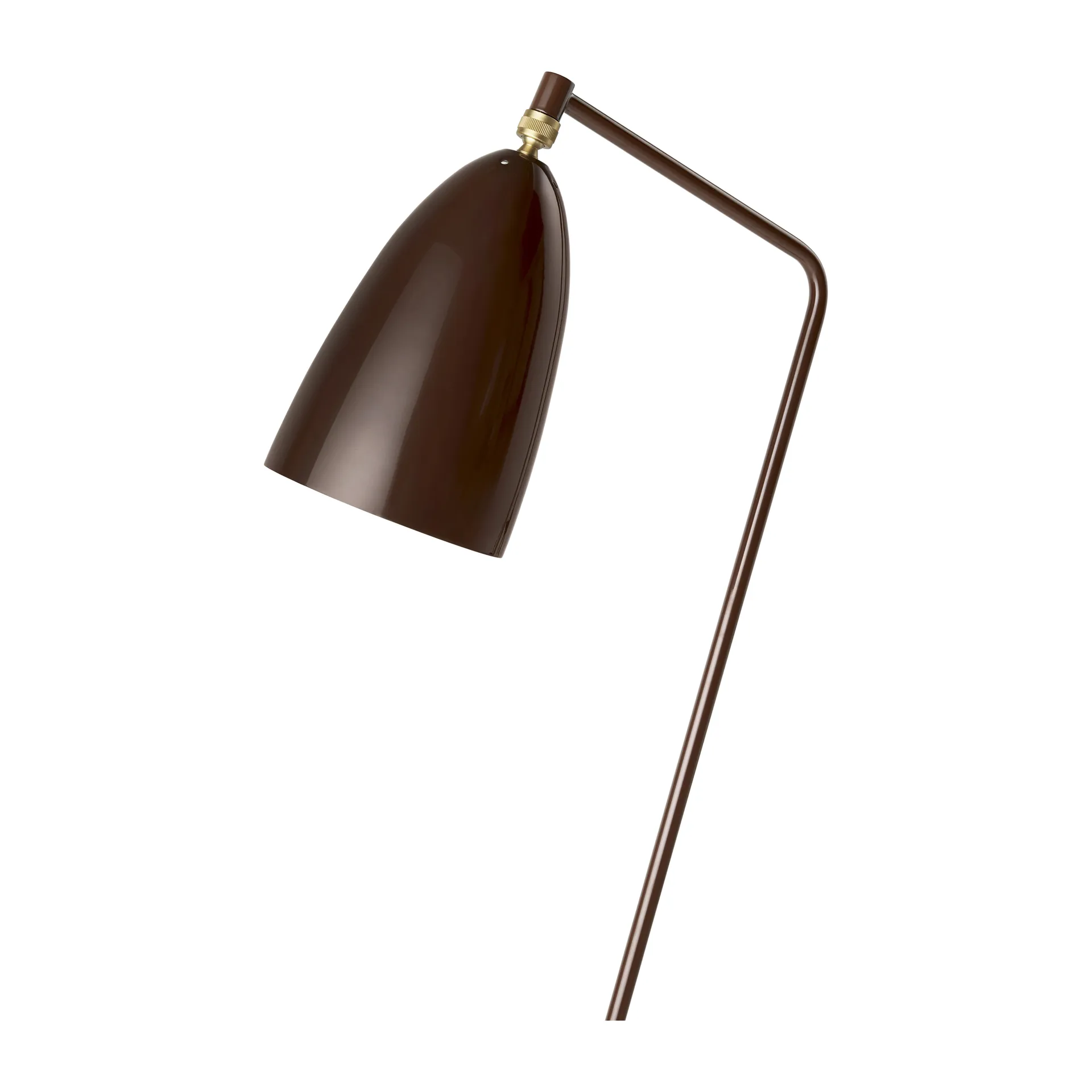 Lampa stojąca Gräshoppa, Walnut brown GUBI
