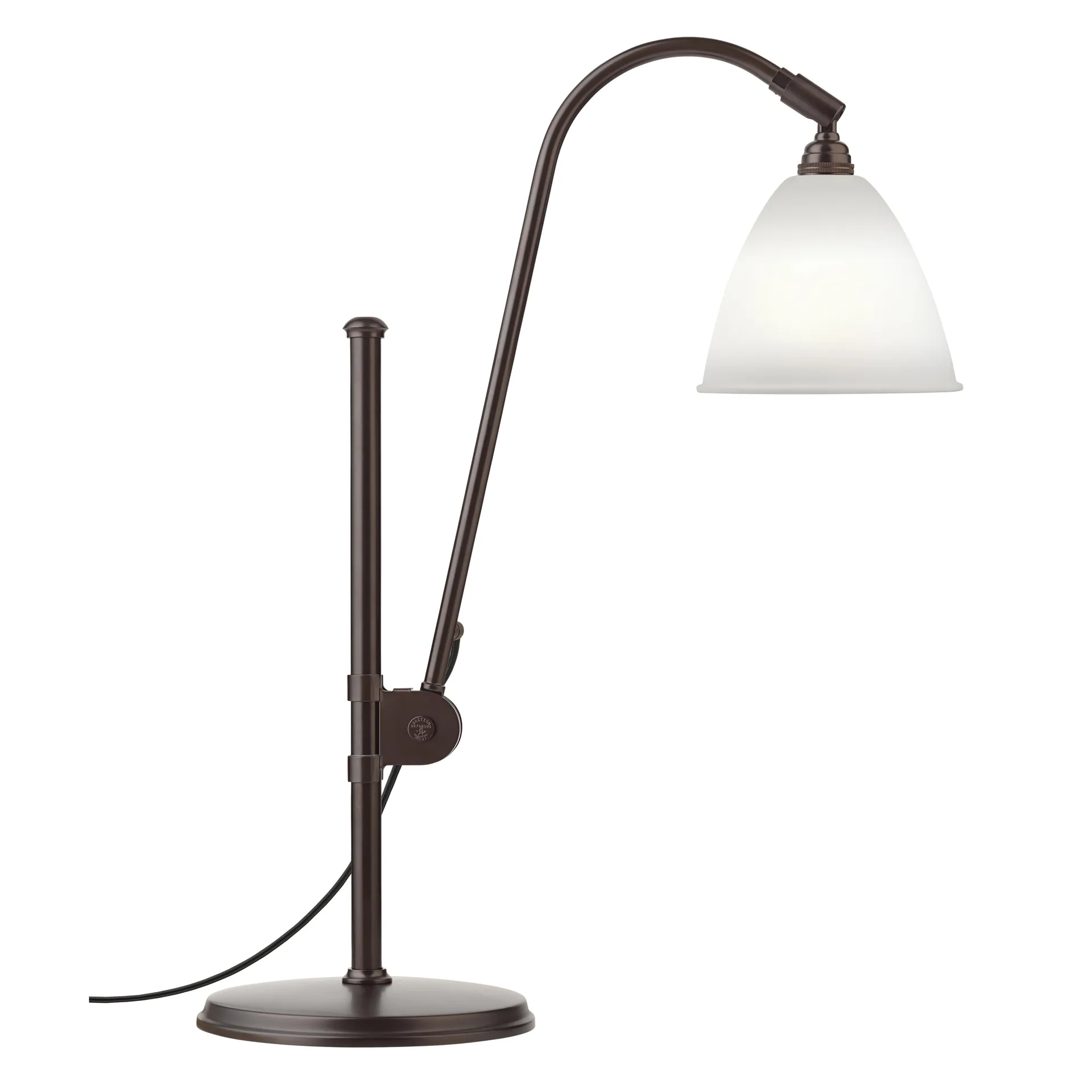 Lampa stołowa Bestlite BL1, porcelana-czarny GUBI