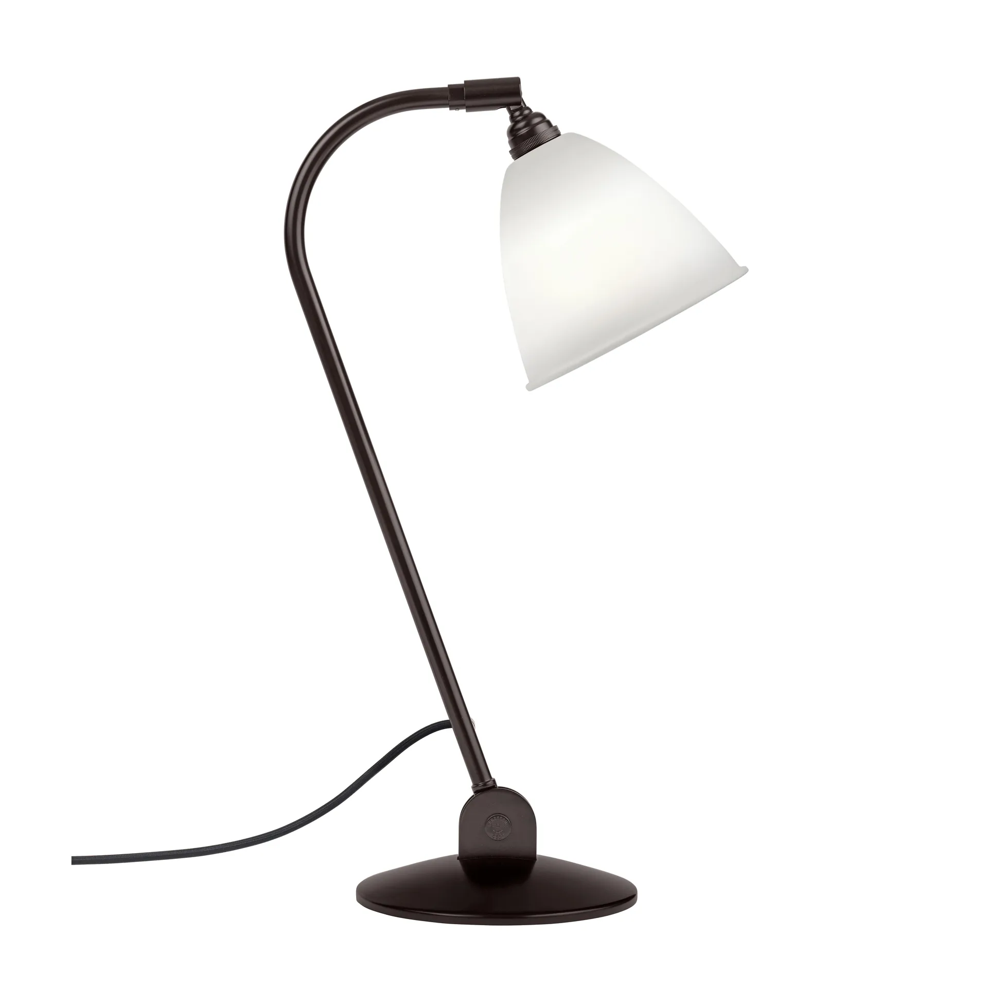 Lampa stołowa Bestlite BL2 , porcelana kostna - czarny GUBI