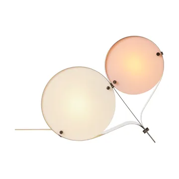 Lampa stołowa Coppia - Ivory & blush - GUBI