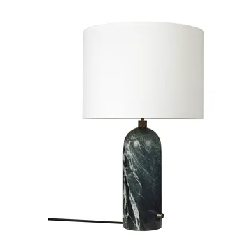 Lampa stołowa Gravity L - Emerald marble-white - GUBI