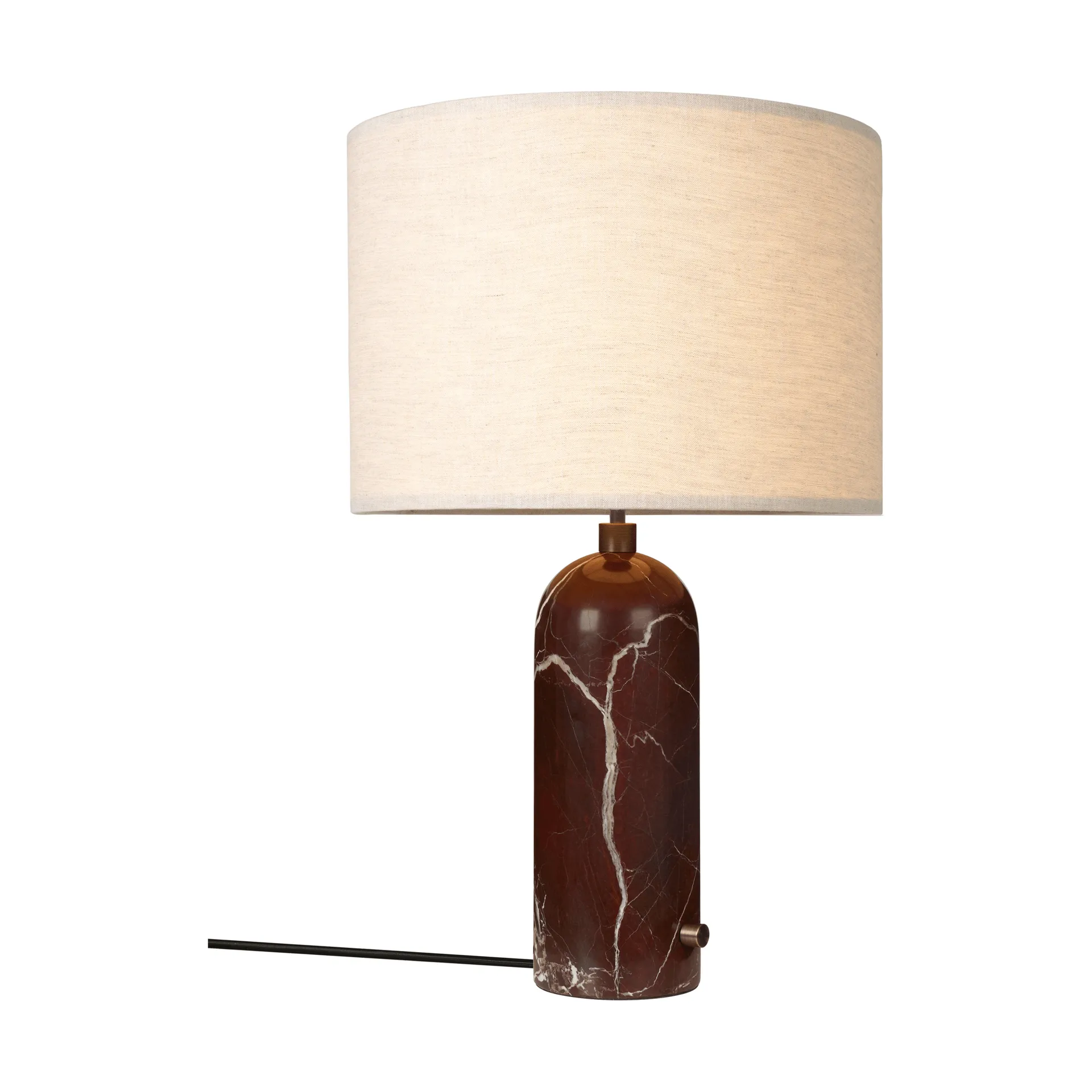 Lampa stołowa Gravity L, Maroon marble-canvas GUBI
