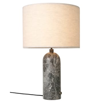Lampa stołowa Gravity L - Szary marmur - płótno - GUBI