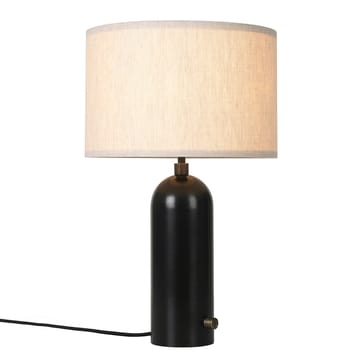 Lampa stołowa Gravity S - Czarne płótno - GUBI