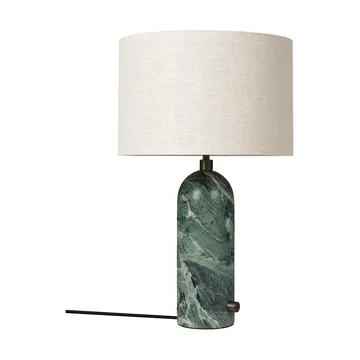 Lampa stołowa Gravity S - Emerald marble-canvas - GUBI