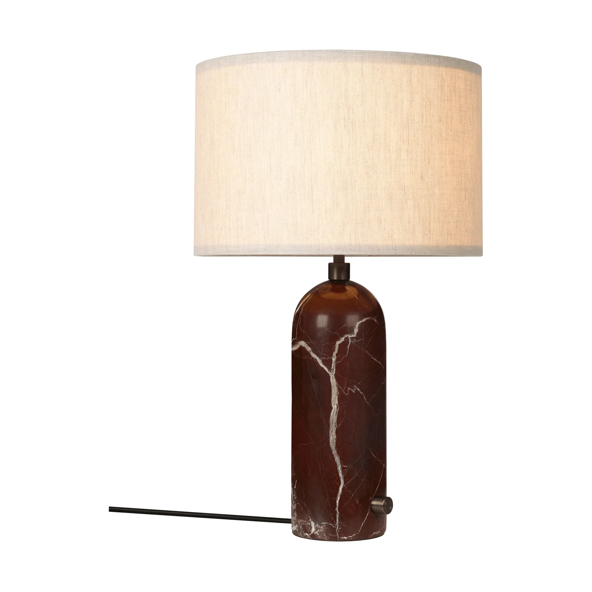 Lampa stołowa Gravity S, Maroon marble-canvas GUBI