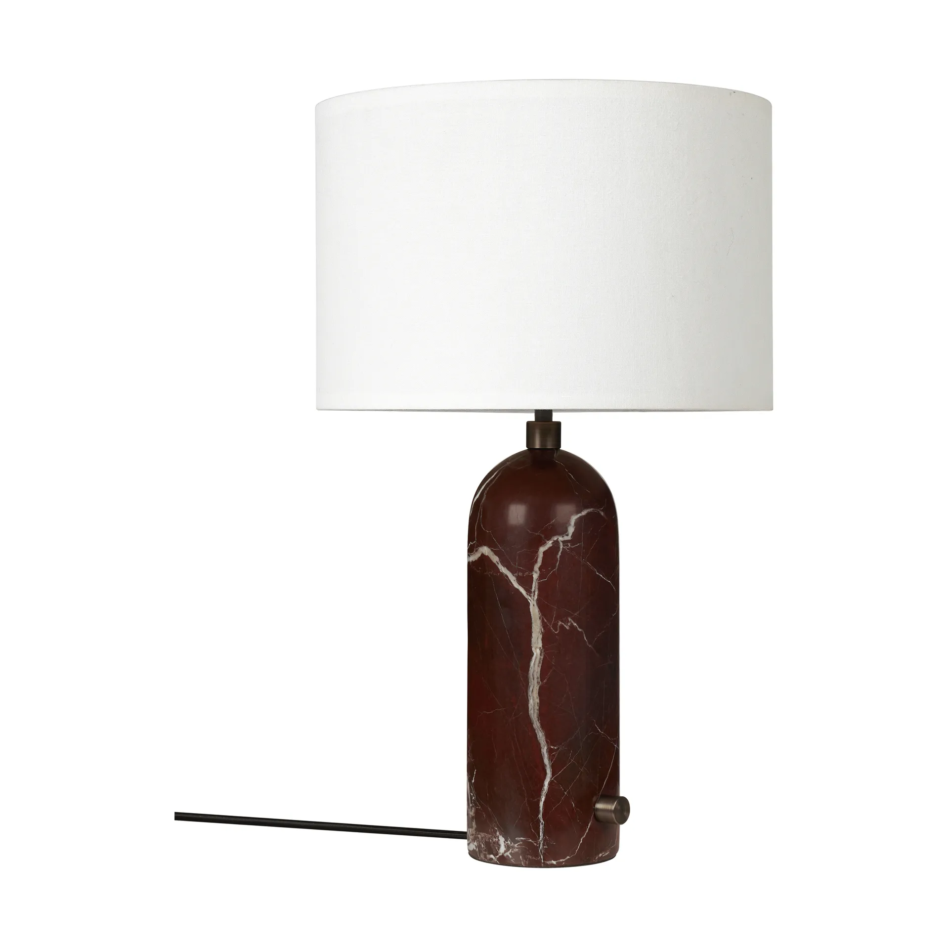 Lampa stołowa Gravity S, Maroon marble-white GUBI