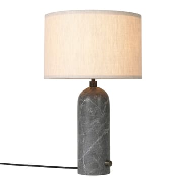Lampa stołowa Gravity S - Szary marmur-płótno - GUBI