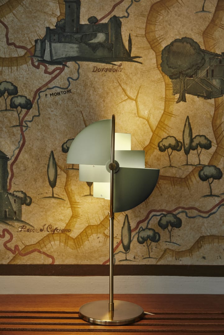 Lampa stołowa Multi-Lite, Brass-desert sage GUBI