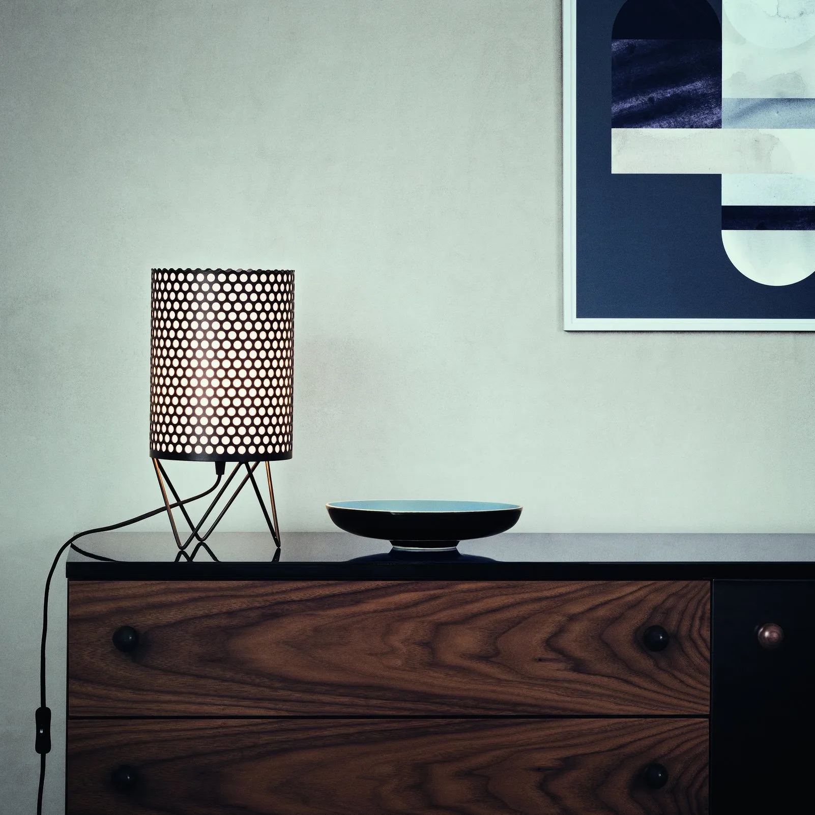 Lampa stołowa Pedrera ABC PD4, czarny GUBI