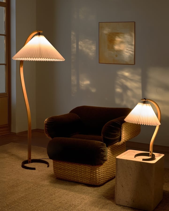 Lampa stołowa Timberline, Oak-birch-white GUBI