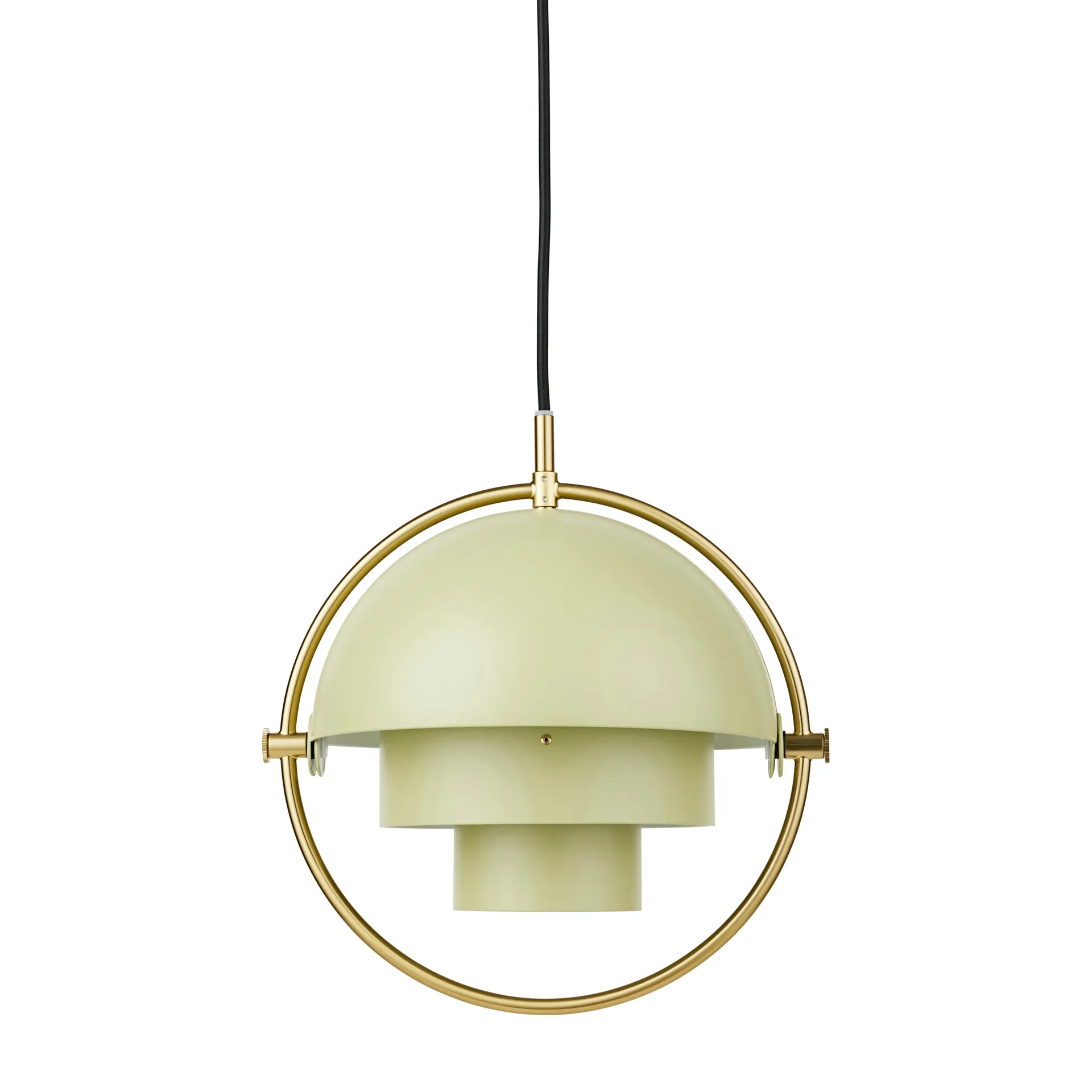 Lampa sufitowa Multi-Lite mała, Brass-desert sage GUBI