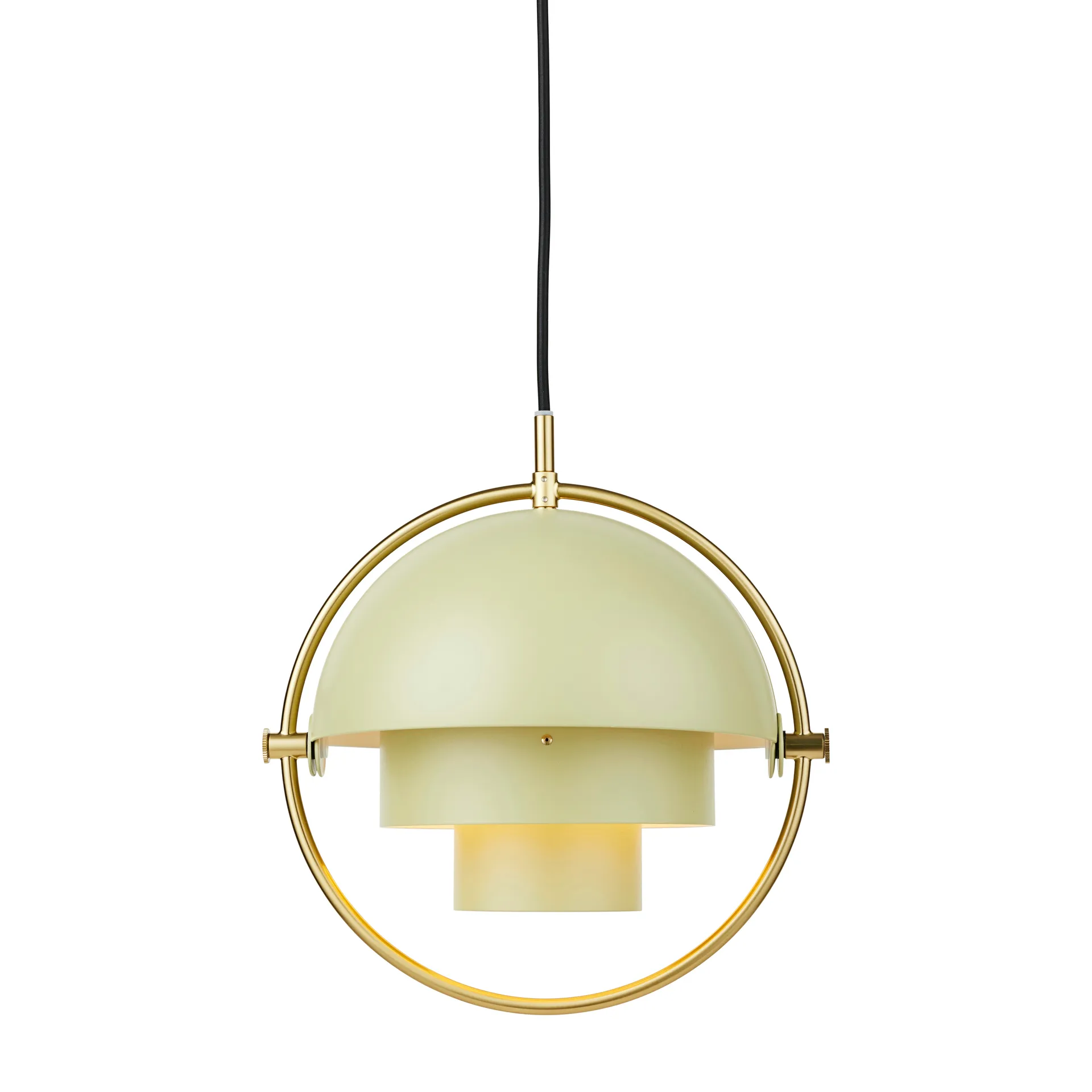 Lampa sufitowa Multi-Lite mała, Brass-desert sage GUBI