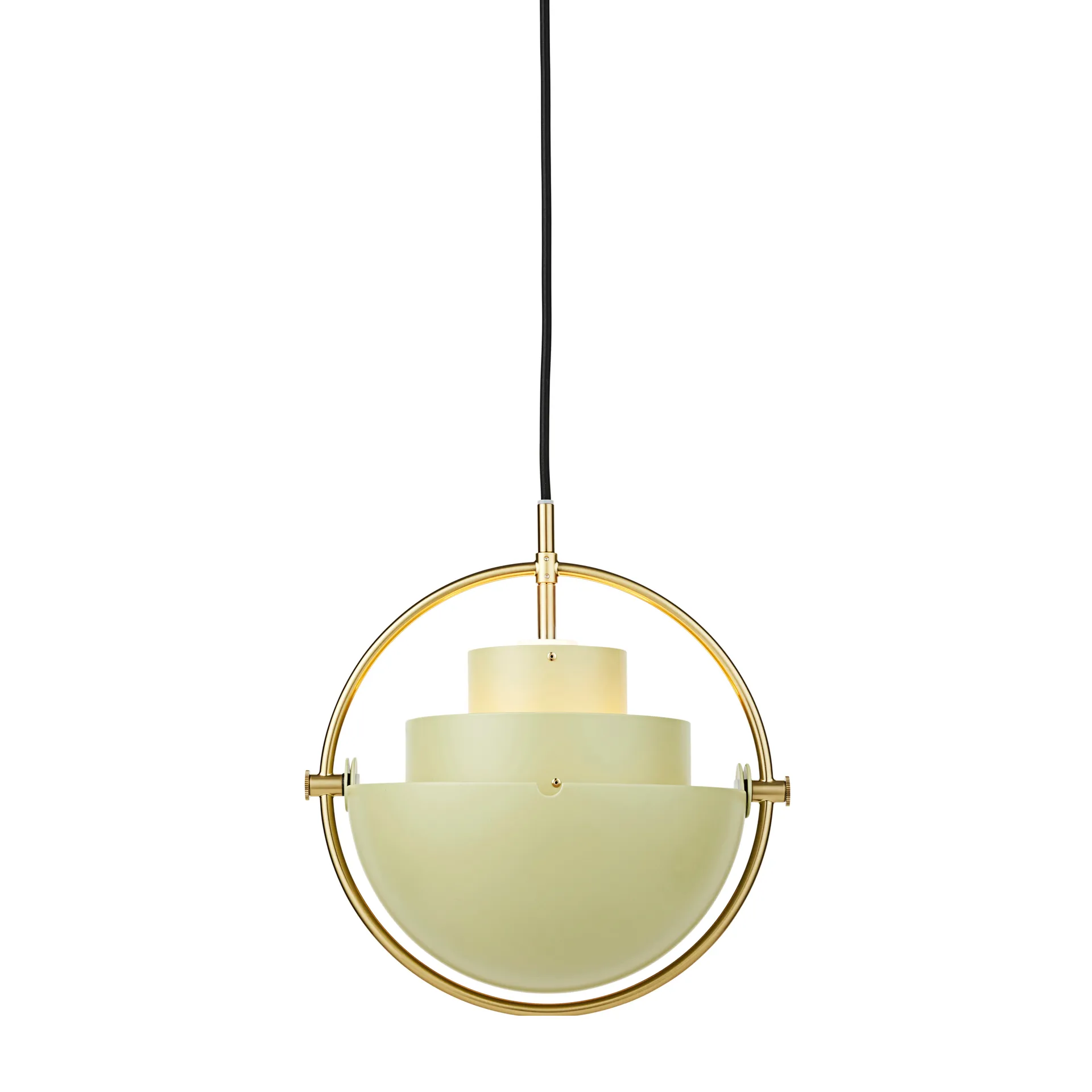 Lampa sufitowa Multi-Lite mała, Brass-desert sage GUBI