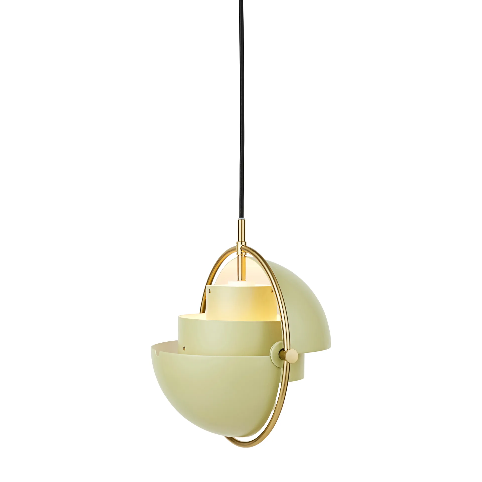 Lampa sufitowa Multi-Lite mała, Brass-desert sage GUBI