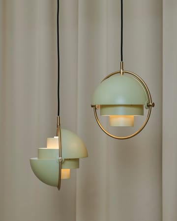 Lampa sufitowa Multi-Lite mała - Brass-desert sage - GUBI