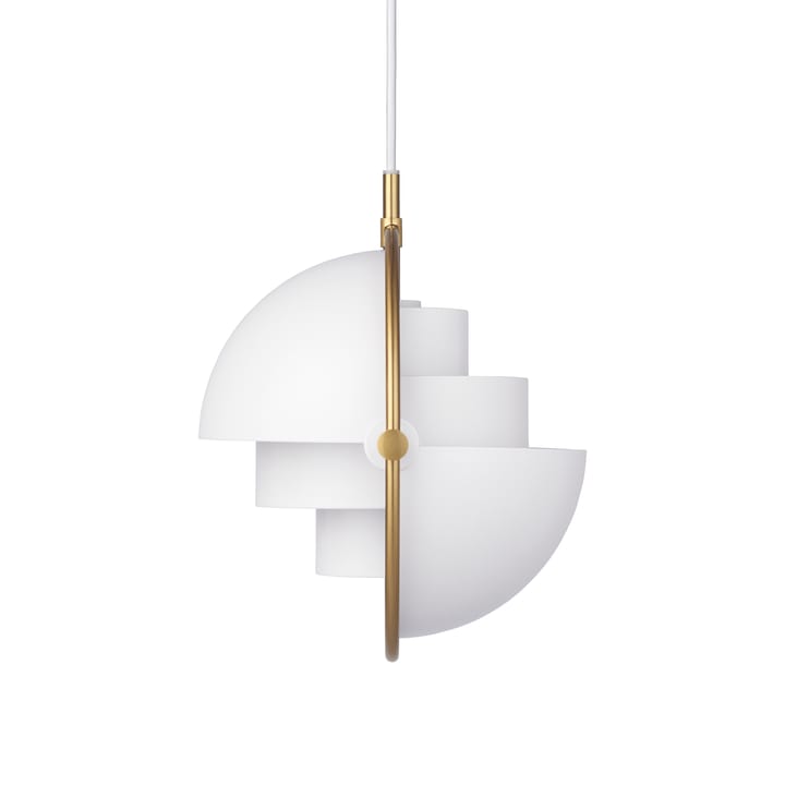Lampa sufitowa Multi-Lite mała, Mosiądz-biały GUBI