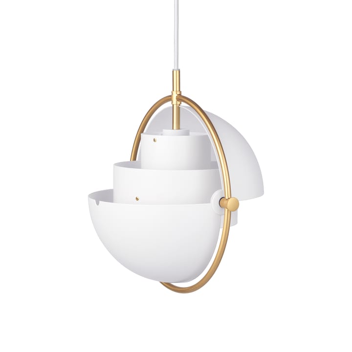 Lampa sufitowa Multi-Lite mała, Mosiądz-biały GUBI