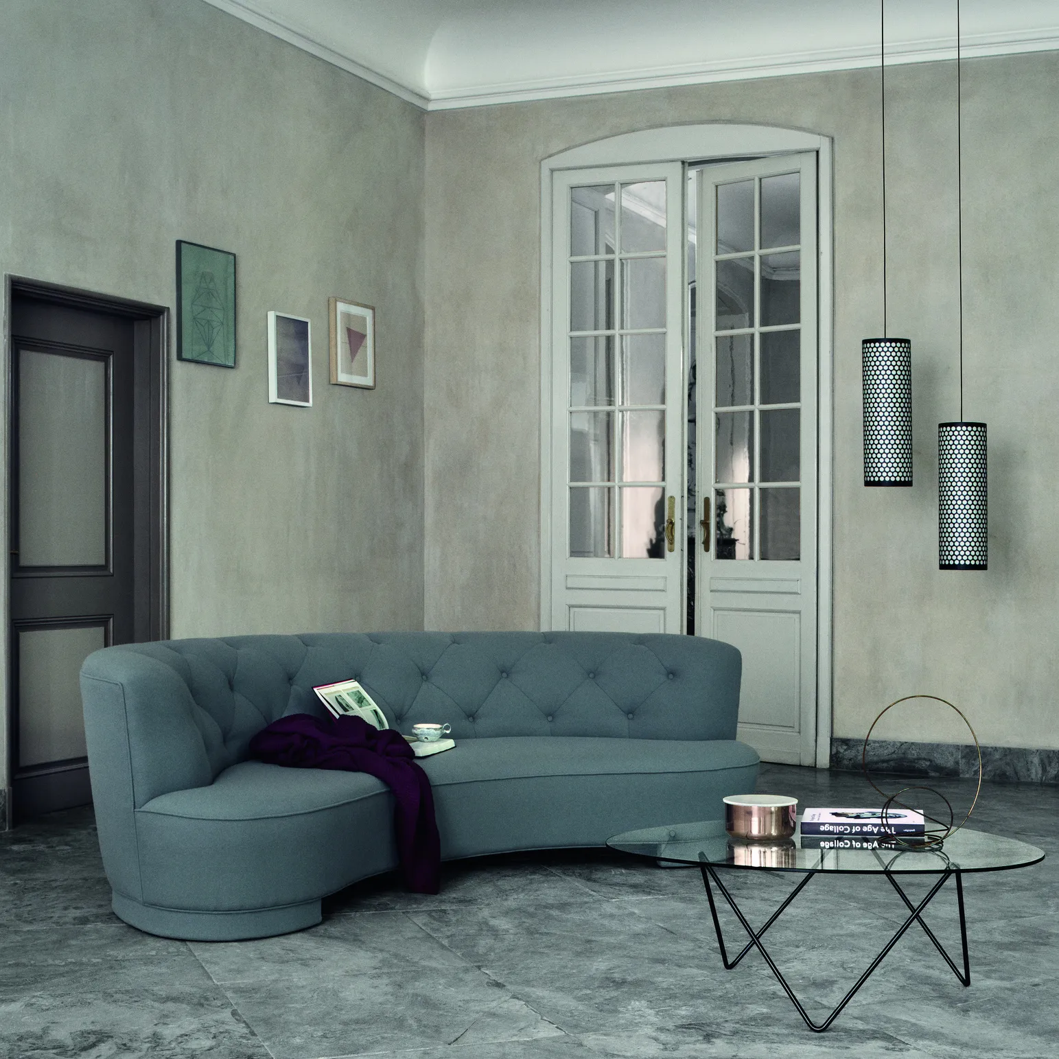 Lampa sufitowa Pedrera ANA PD5, czarny GUBI