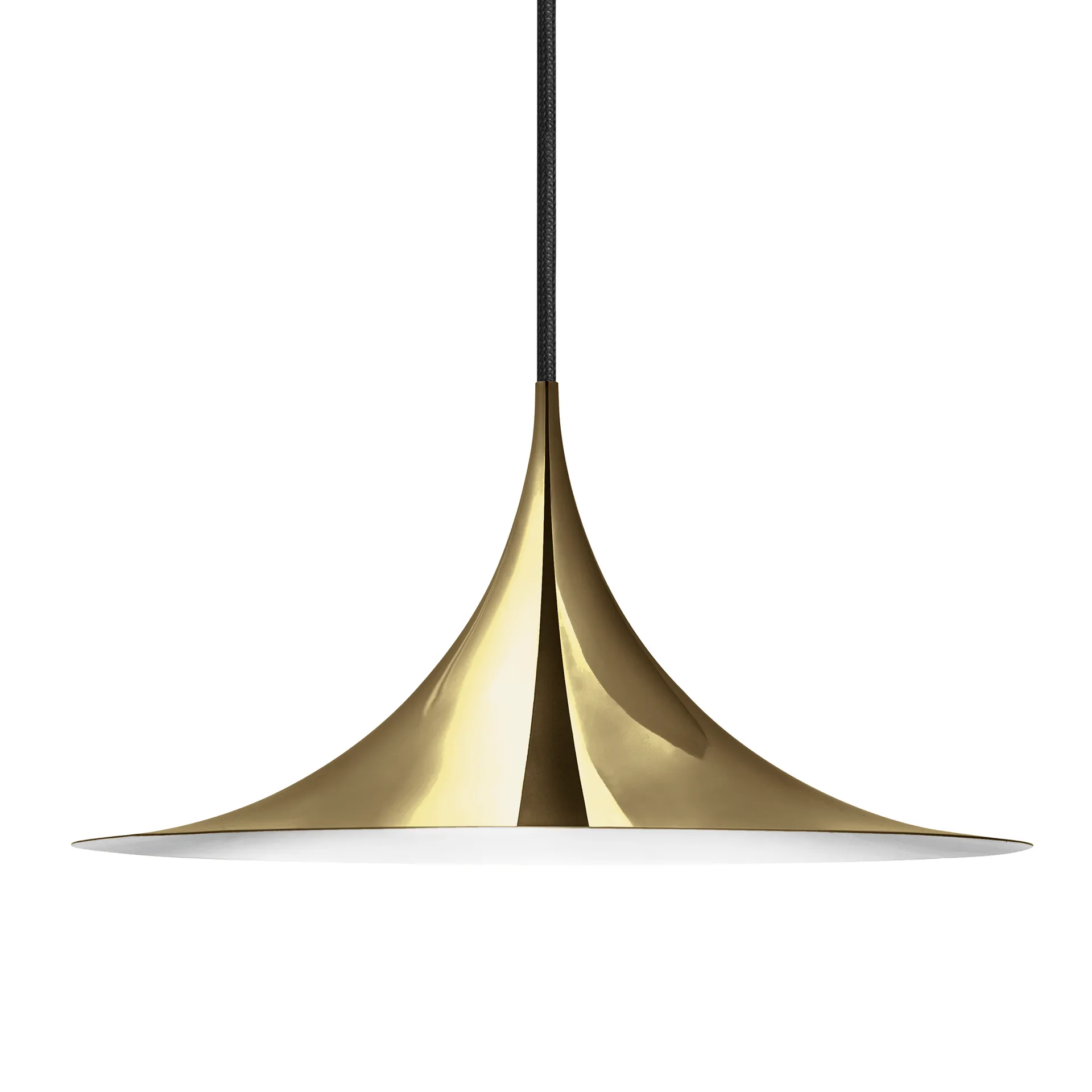 Lampa wisząca Semi Ø 47 cm, Polished brass GUBI