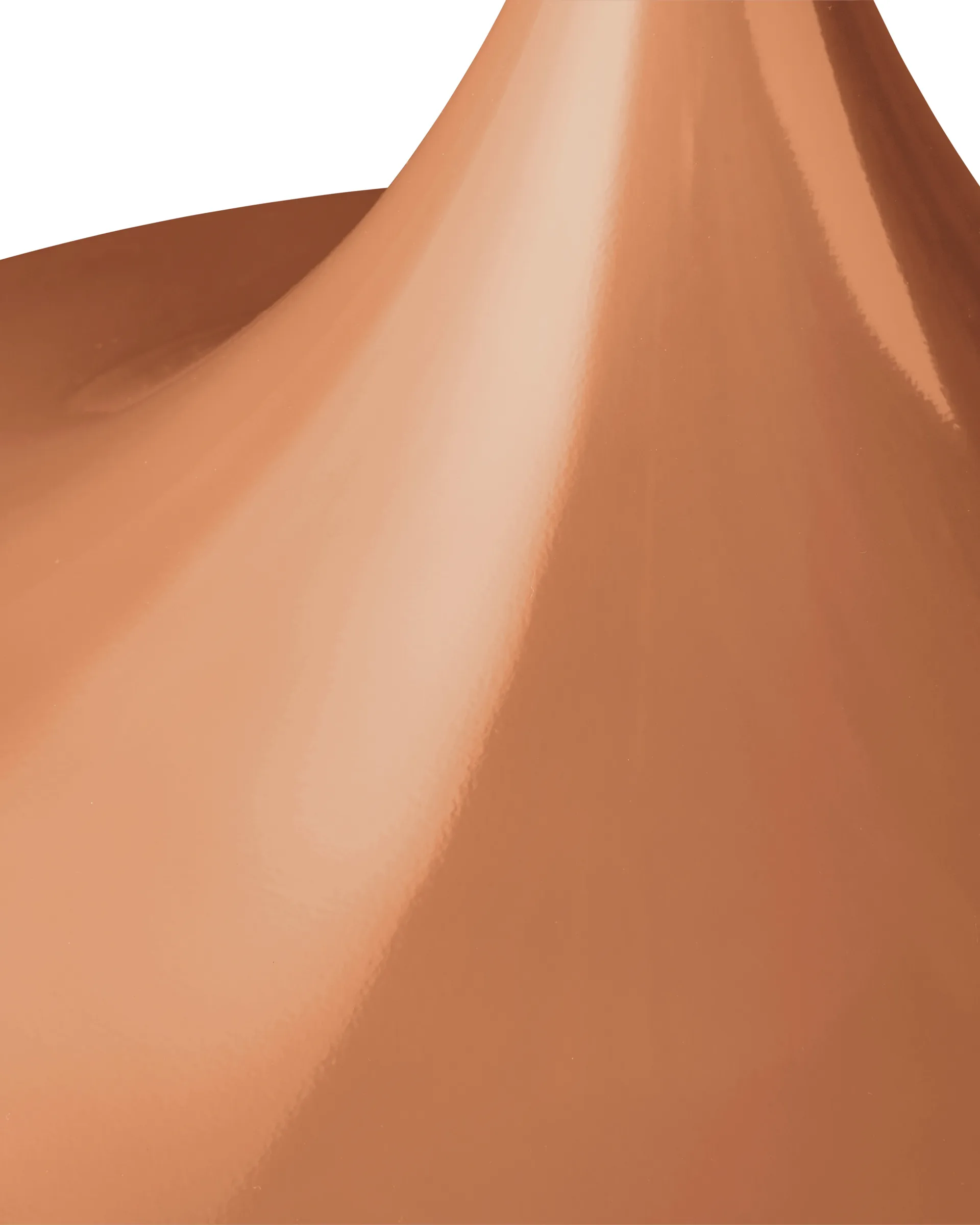 Lampa wisząca Semi Ø 47 cm, Roasted pumpkin glossy GUBI