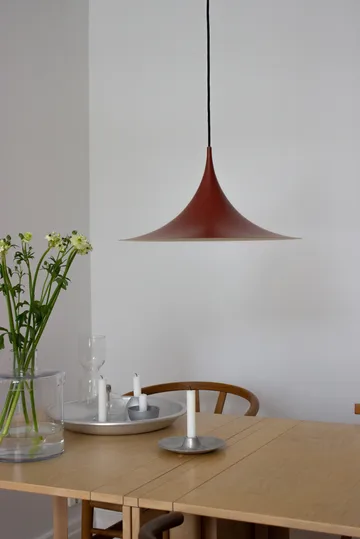 Lampa wisząca Semi Ø 47 cm - Special Edition Auburn Red semi matt - GUBI