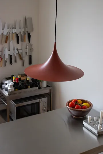 Lampa wisząca Semi Ø 47 cm - Special Edition Auburn Red semi matt - GUBI