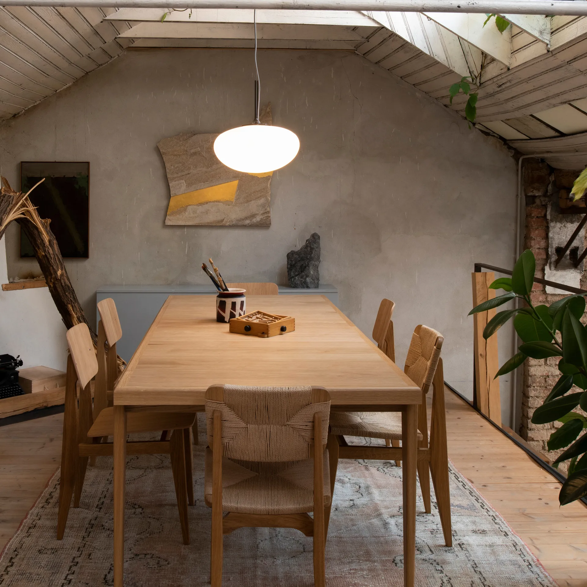 Lampa wisząca Stemlite Ø38 cm, Black Chrome GUBI