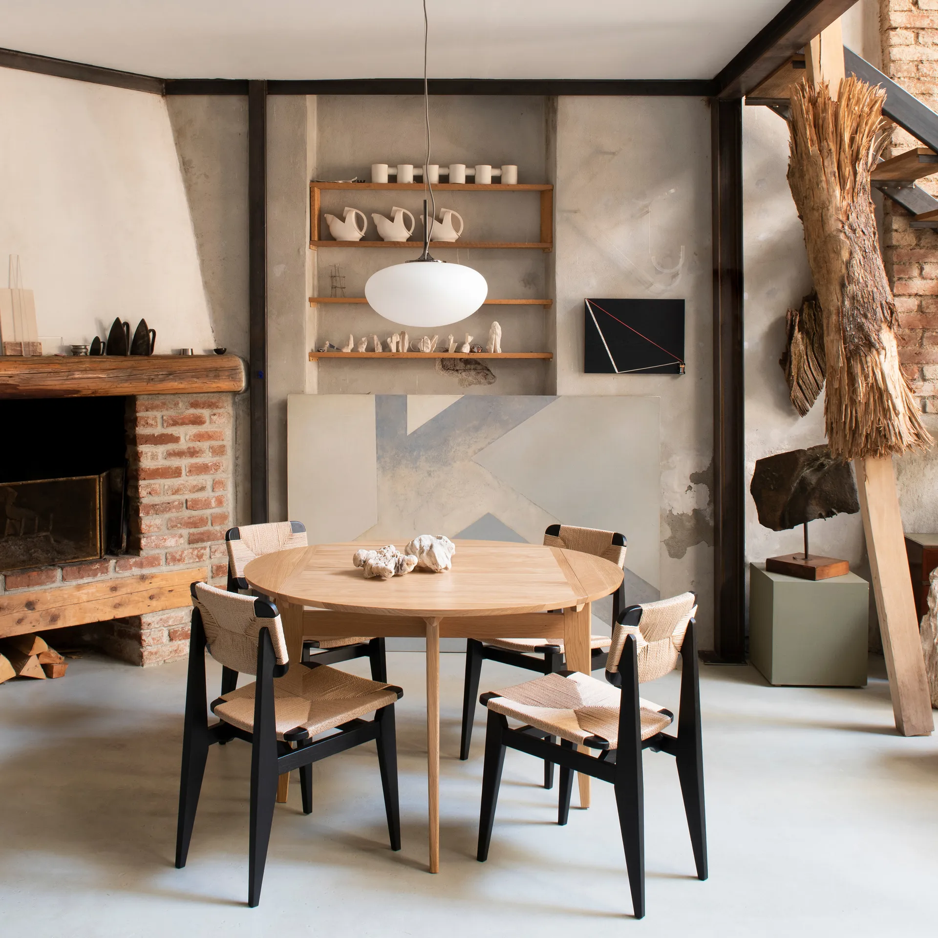 Lampa wisząca Stemlite Ø38 cm, Black Chrome GUBI