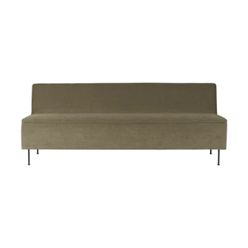Modern Line kanapa 180x83x70 cm - Belsuede special FR 002-black - GUBI