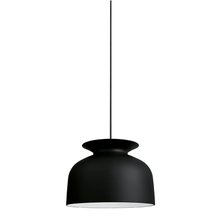 Okrągła lampa sufitowa duża - charcoal black (czarny) - GUBI