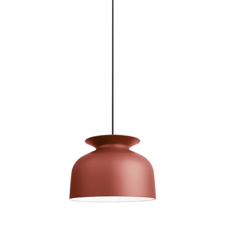 Okrągła lampa sufitowa duża - rusty red (czerwony) - GUBI