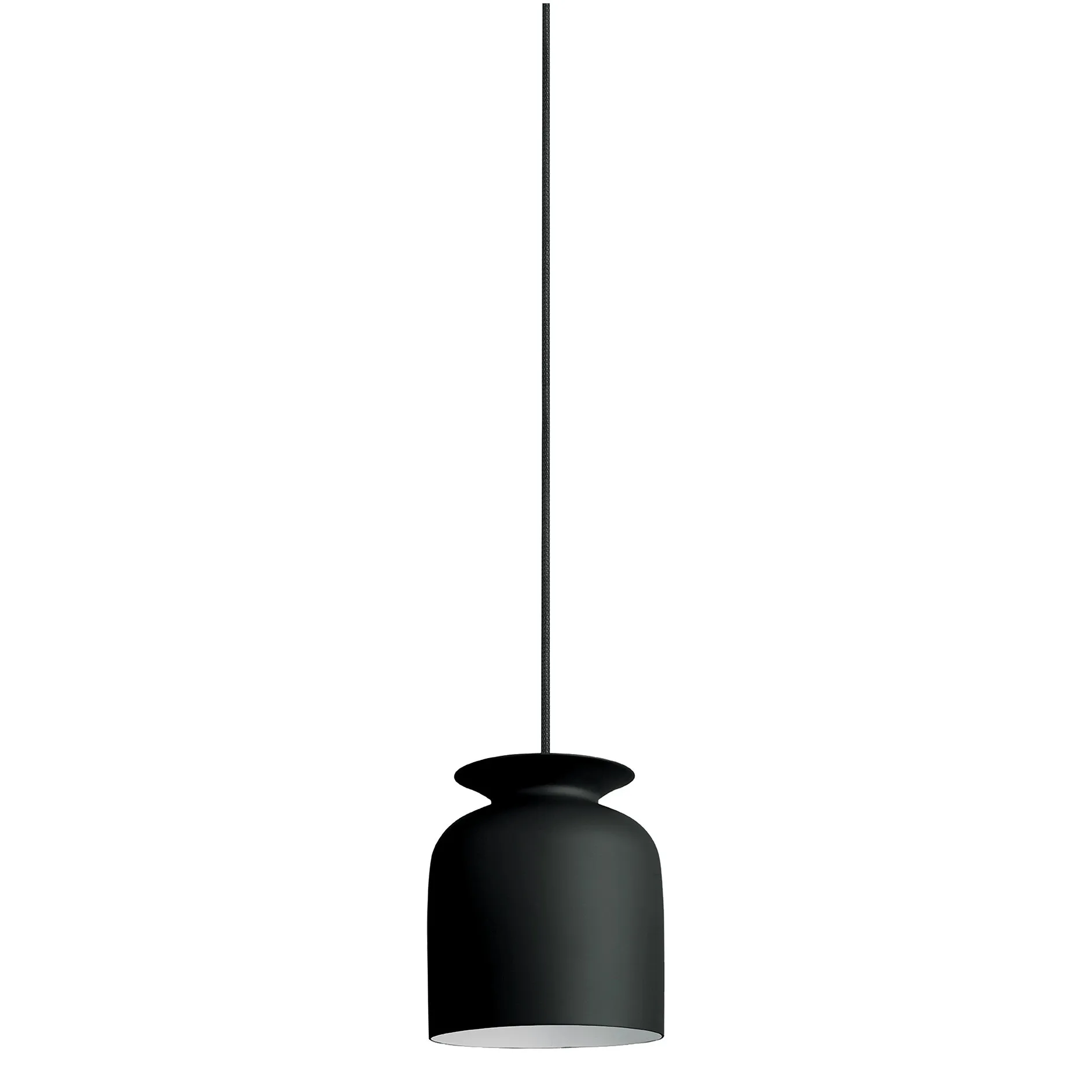 Okrągła lampa sufitowa mała, charcoal black (czarny) GUBI