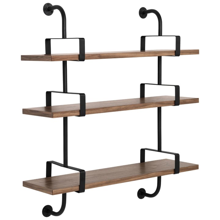 Półka Demon z 3 poziomami 95 cm - Orzech w�łoski - GUBI