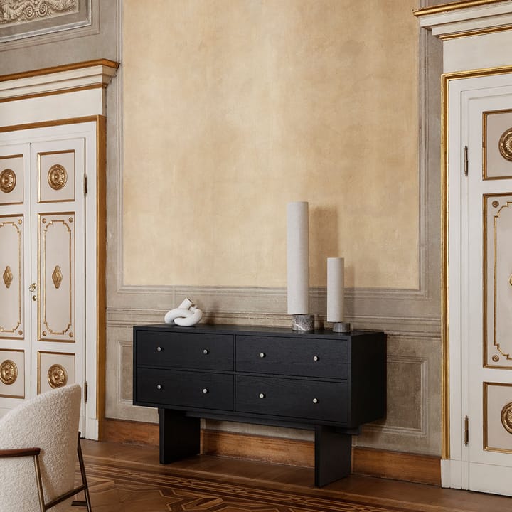 Private sideboard, czarny, barwione na czarno dąb GUBI