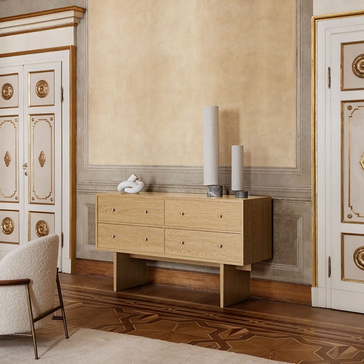 Private sideboard, czarny, barwione na czarno dąb GUBI