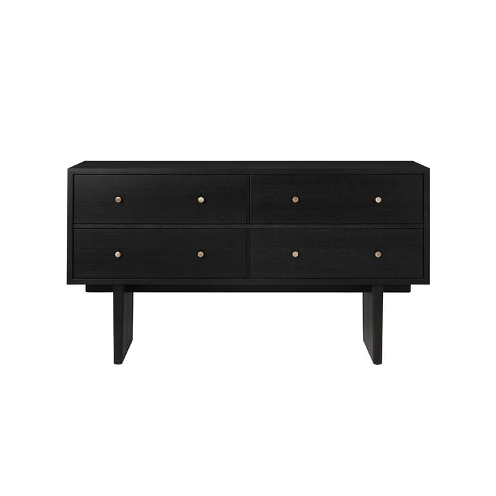Private sideboard, czarny, barwione na czarno dąb GUBI