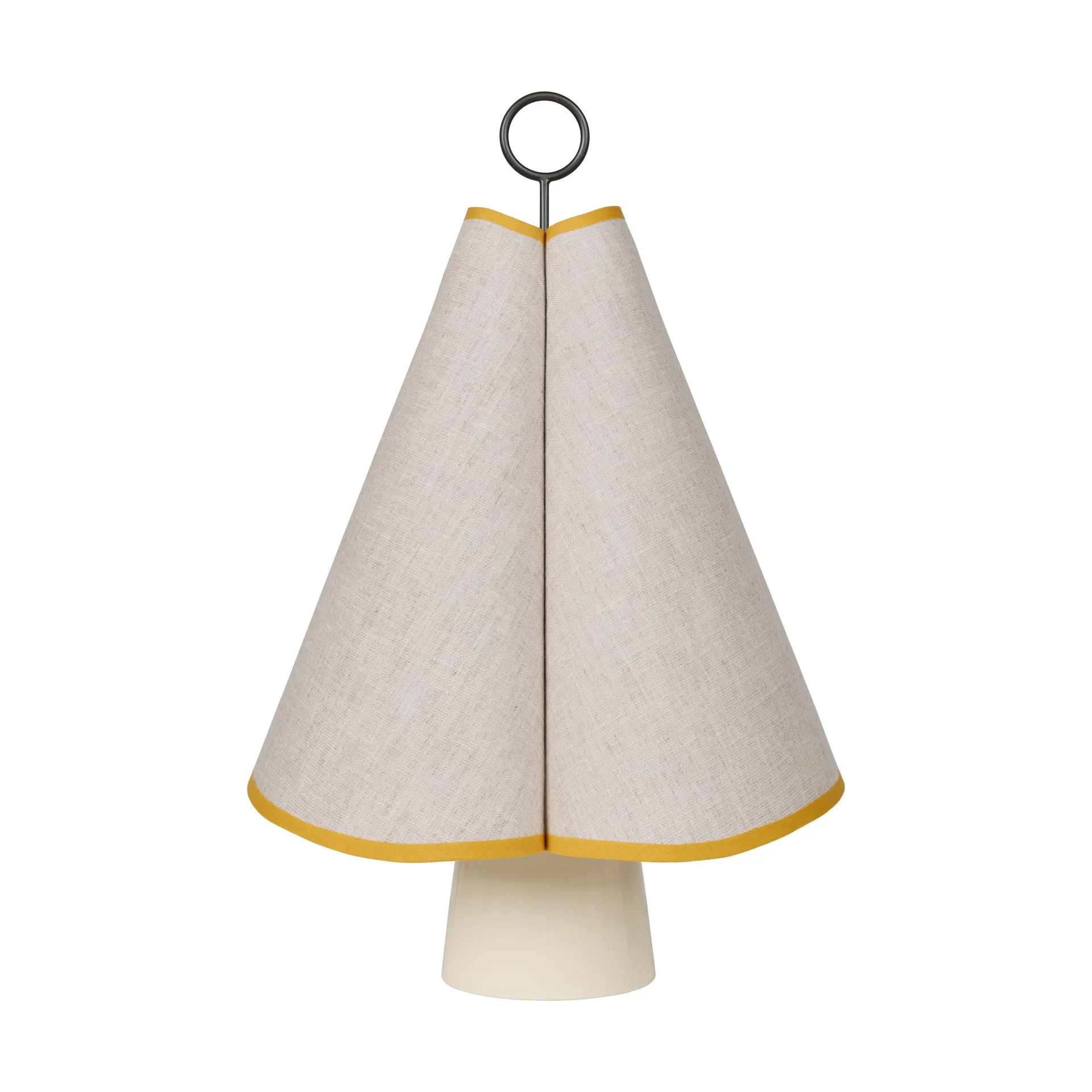 Przenośna lampa stołowa Hornbæk, Poppy yellow GUBI