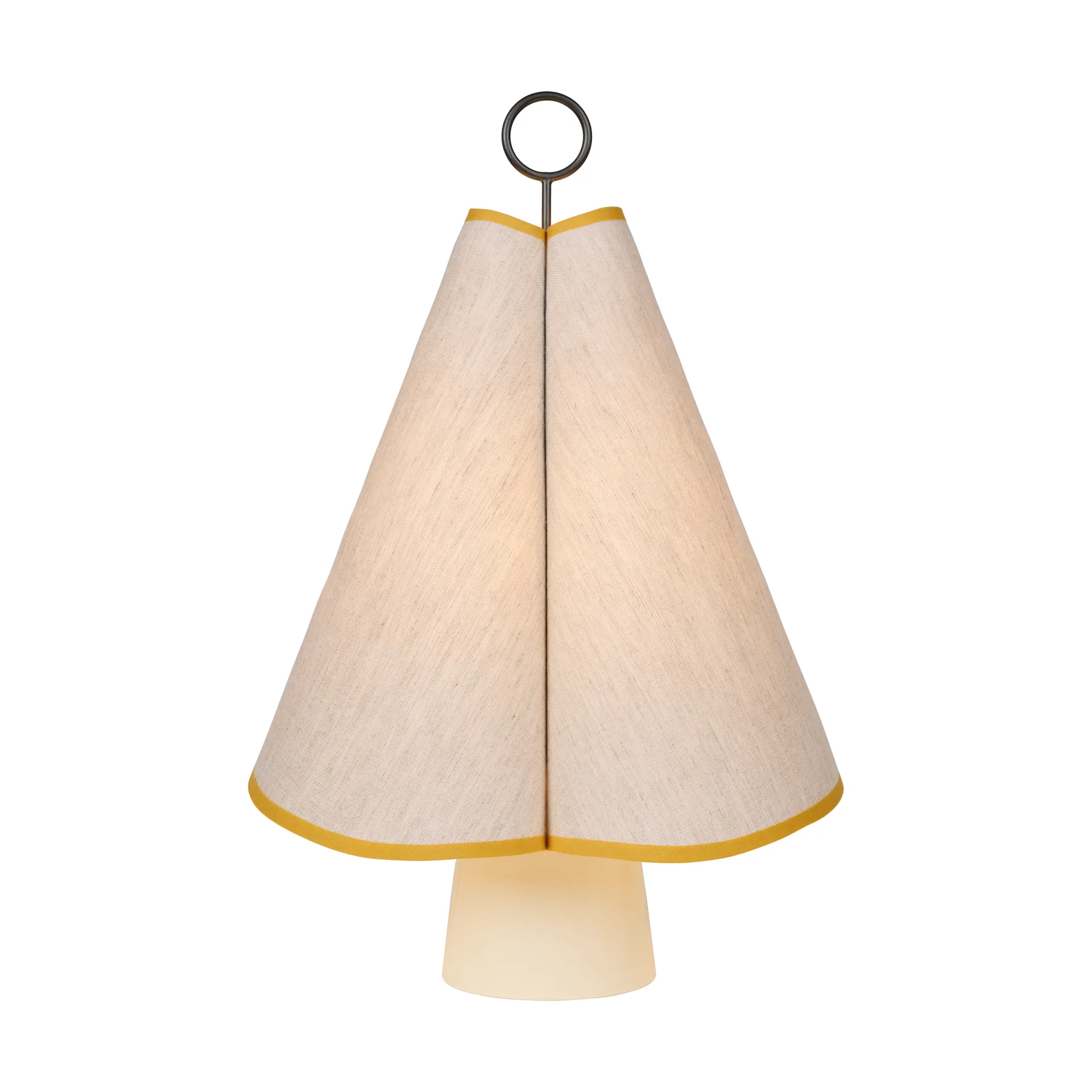 Przenośna lampa stołowa Hornbæk, Poppy yellow GUBI